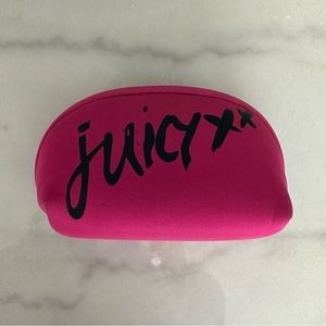 Juicy Couture Pink Makeup Zip Travel Bag